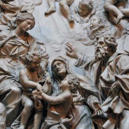 Relief in Sant'Agnese in Agone/
		    