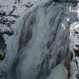 Frozen waterfall/
		    