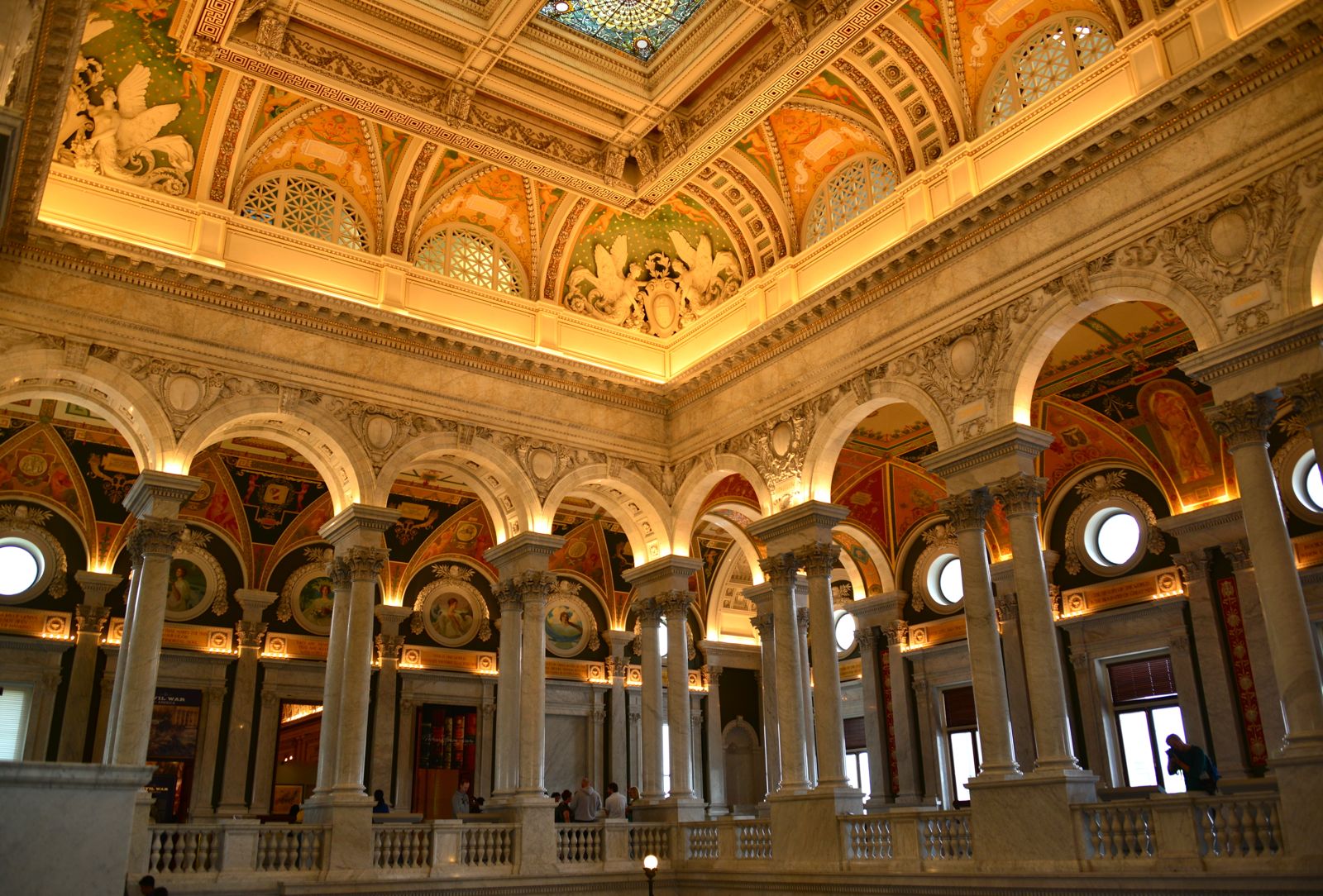 The beautiful Library of Congress/