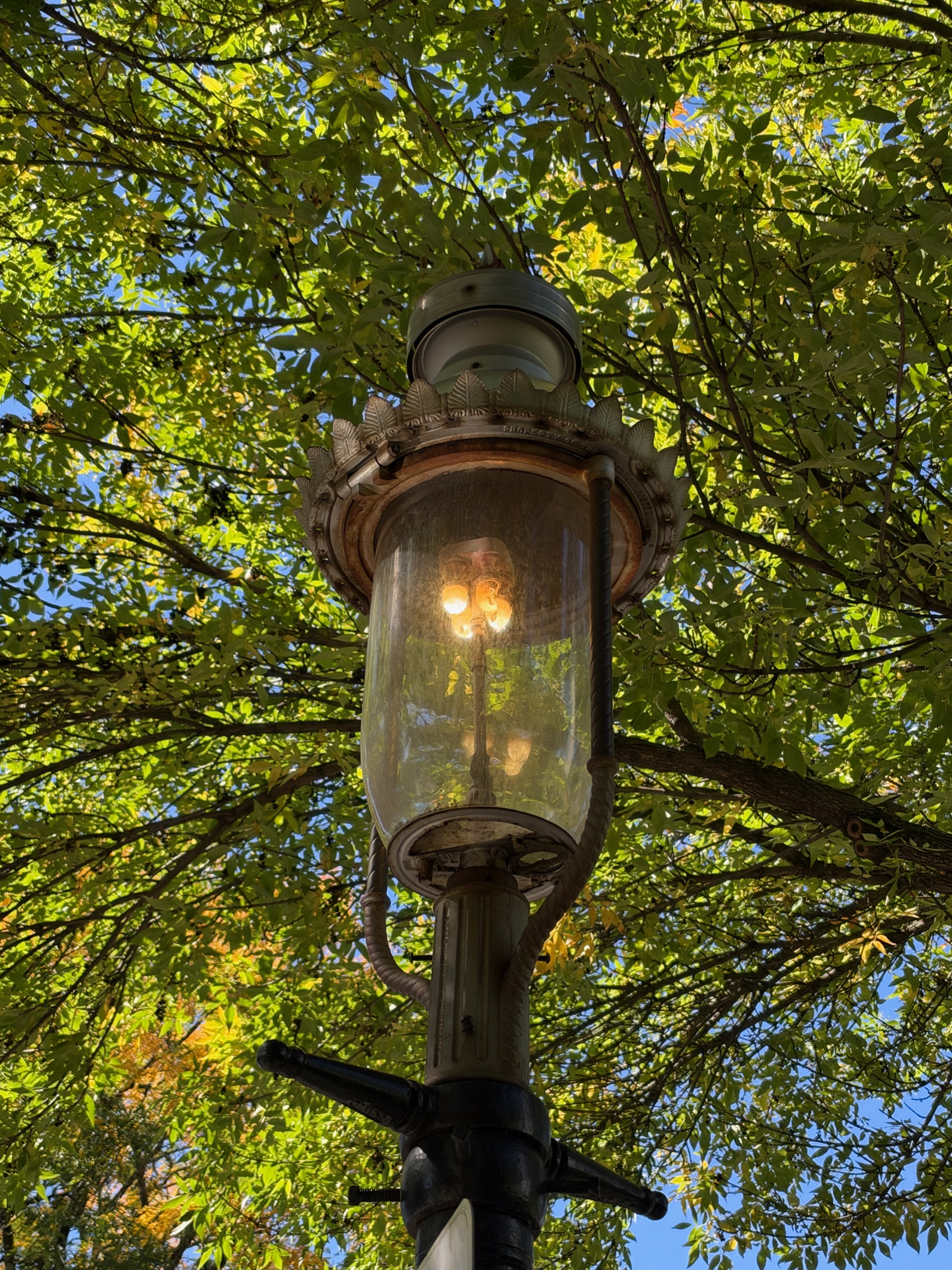 Gas lights burning 24/7... what a waste/48 Monument Sq, Boston, MA 02129, USA