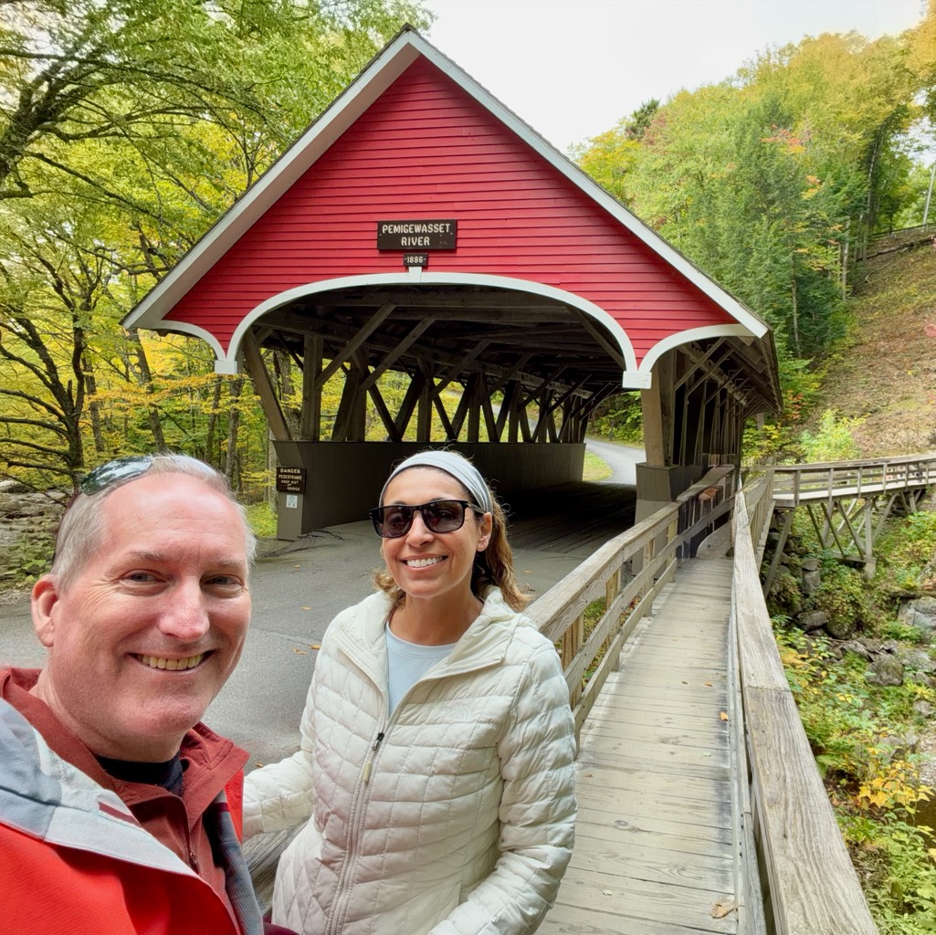Franconia Notch State Park/
		    Pemigewasset River Covered Bridge, Lincoln, NH 03251, USA