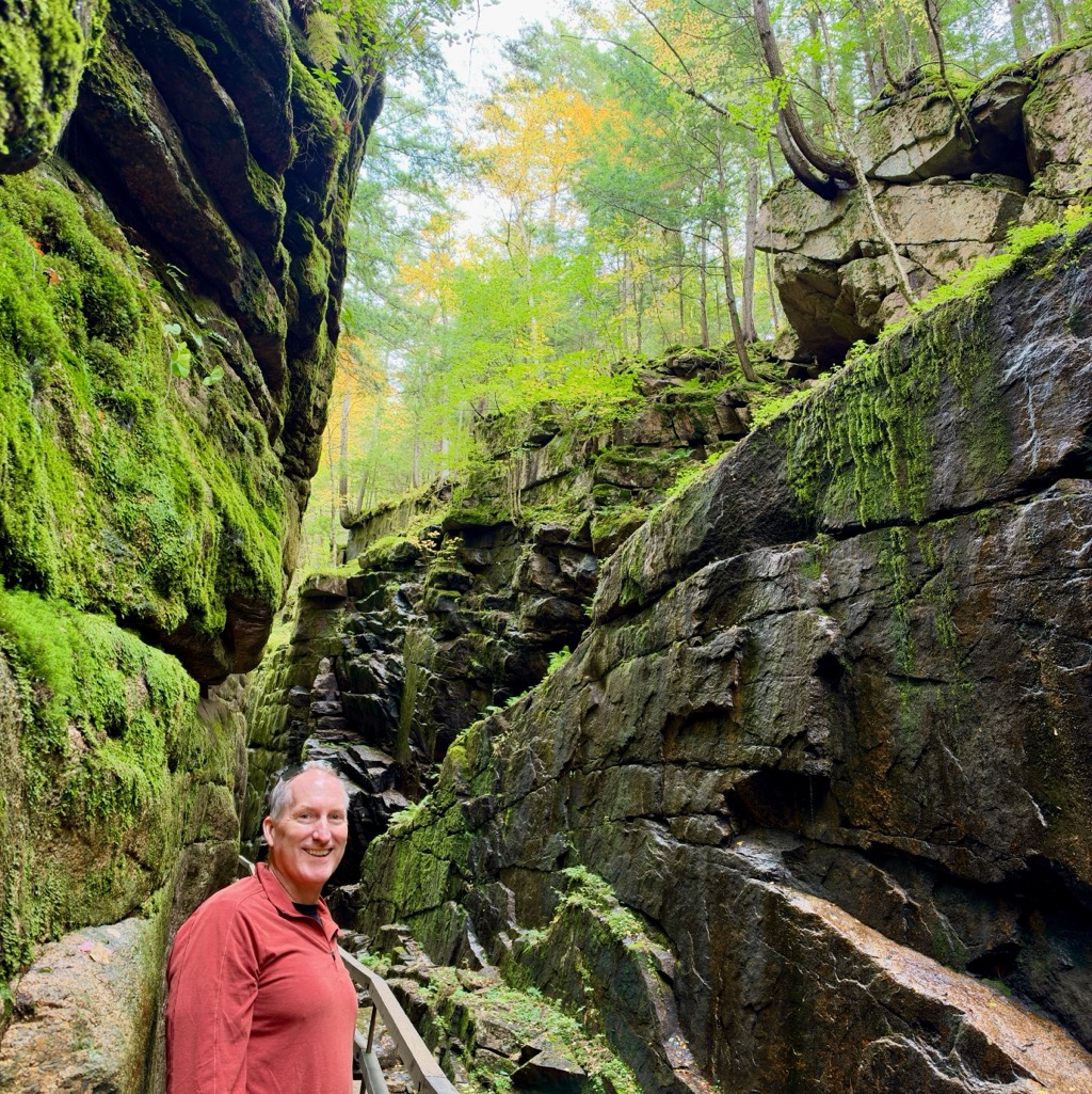 Franconia Notch State Park/
		    Avalanche Falls, Flume Gorge Visitor Center, 852 Daniel Webster Hwy, Lincoln, NH 03251, USA