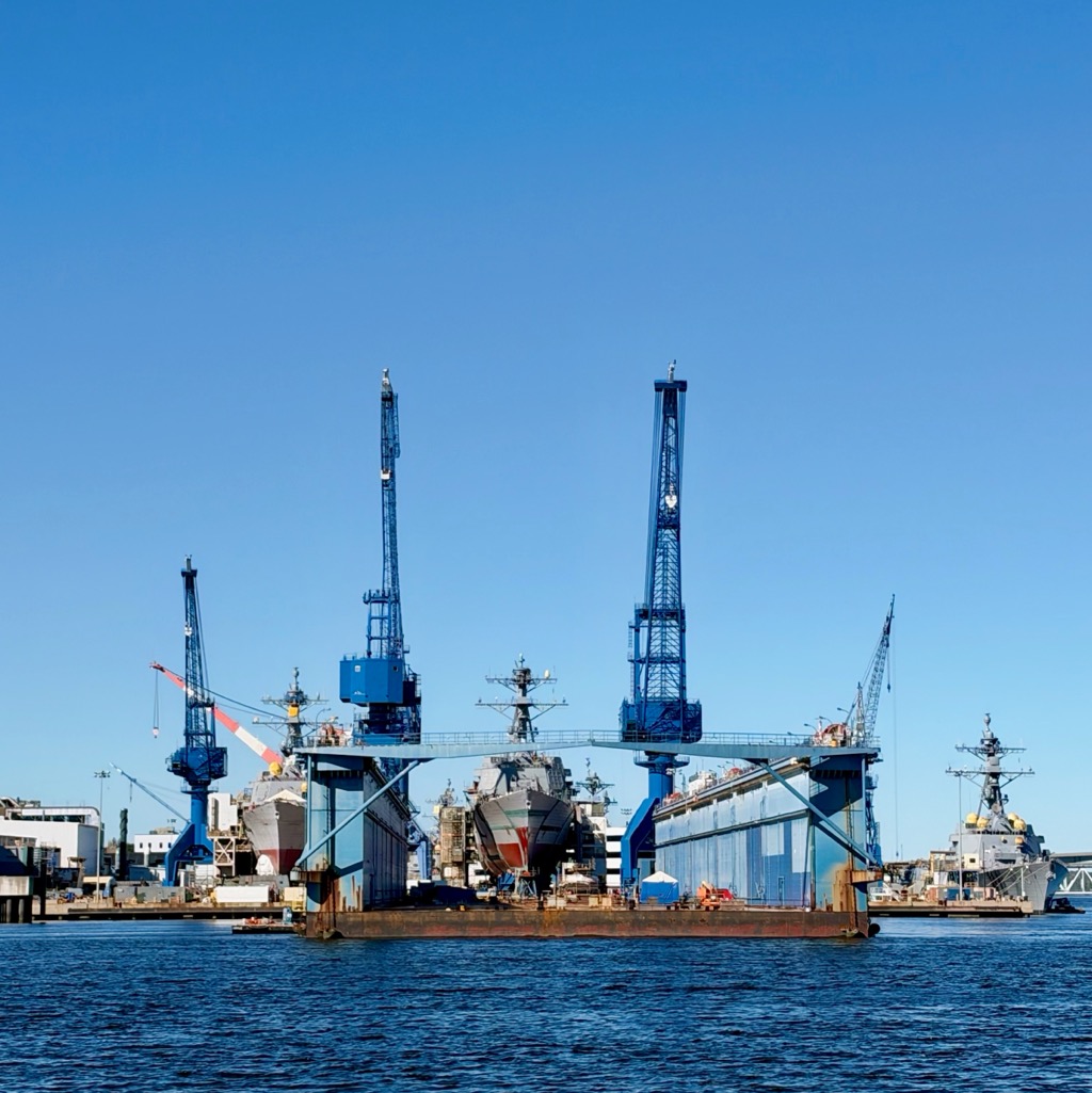 Ship building in Bath/
		    South End Multipurpose Park, 347-399 Washington St, Bath, ME 04530, USA