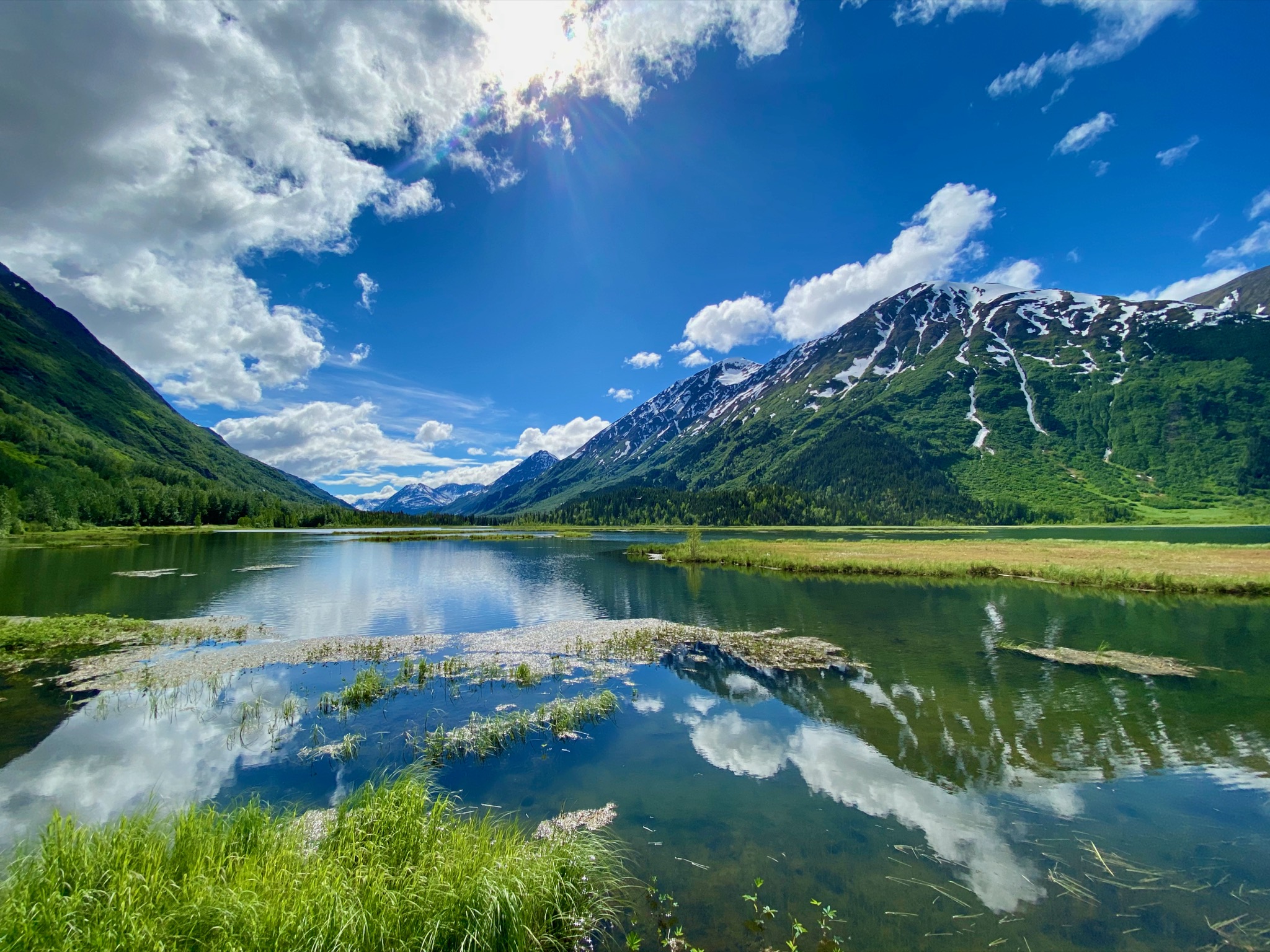 Heading to Seward... just some random gorgeous site on the side of the road/