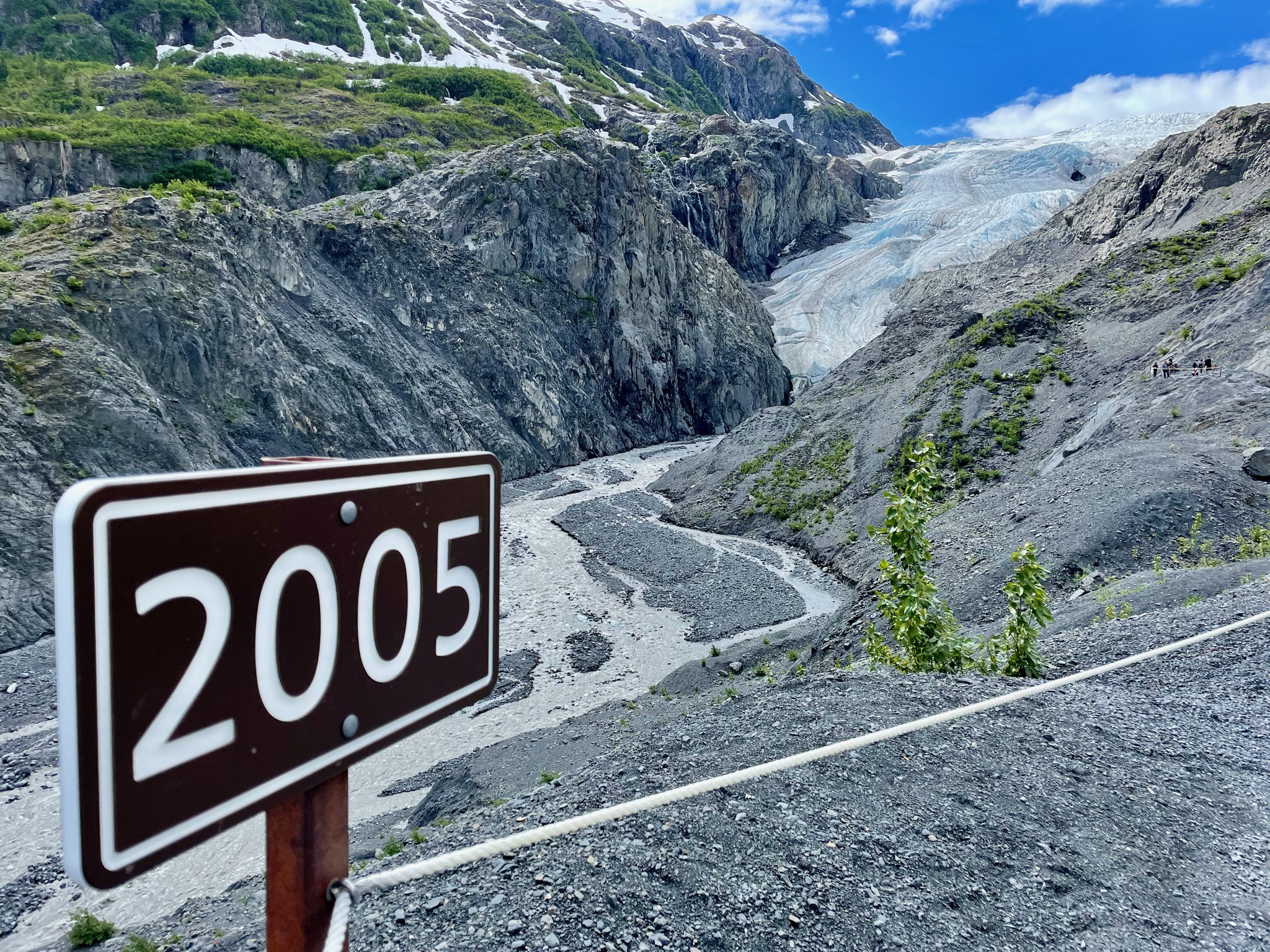 Exit Glacier, Kenai Fjord NP; So much recession.../