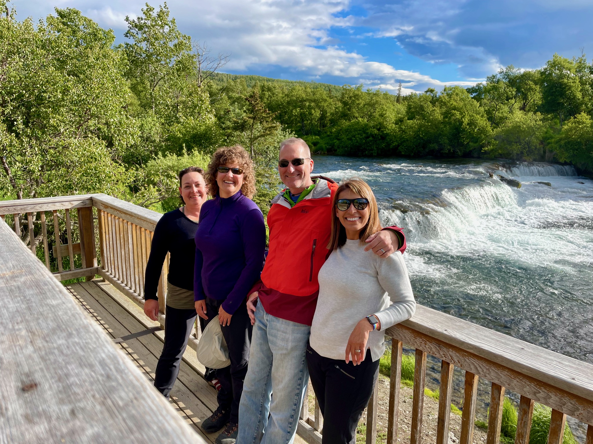 Bay Area folks we met at Brooks Camp/