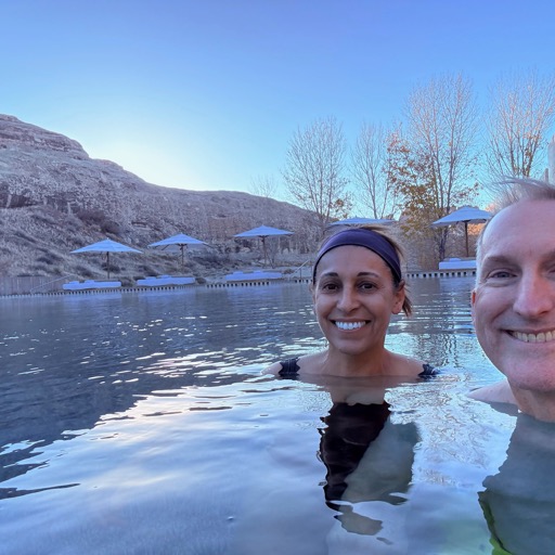 Yes, it might be cold... but the pool is heated/
		    Amangiri - Canyon Point, Utah, USA