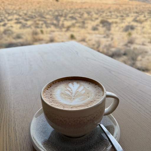 Latte with a view/
		    Amangiri - Canyon Point, Utah, USA