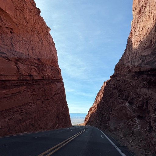 Heading down to Flagstaff... always on Highway 89/
		    