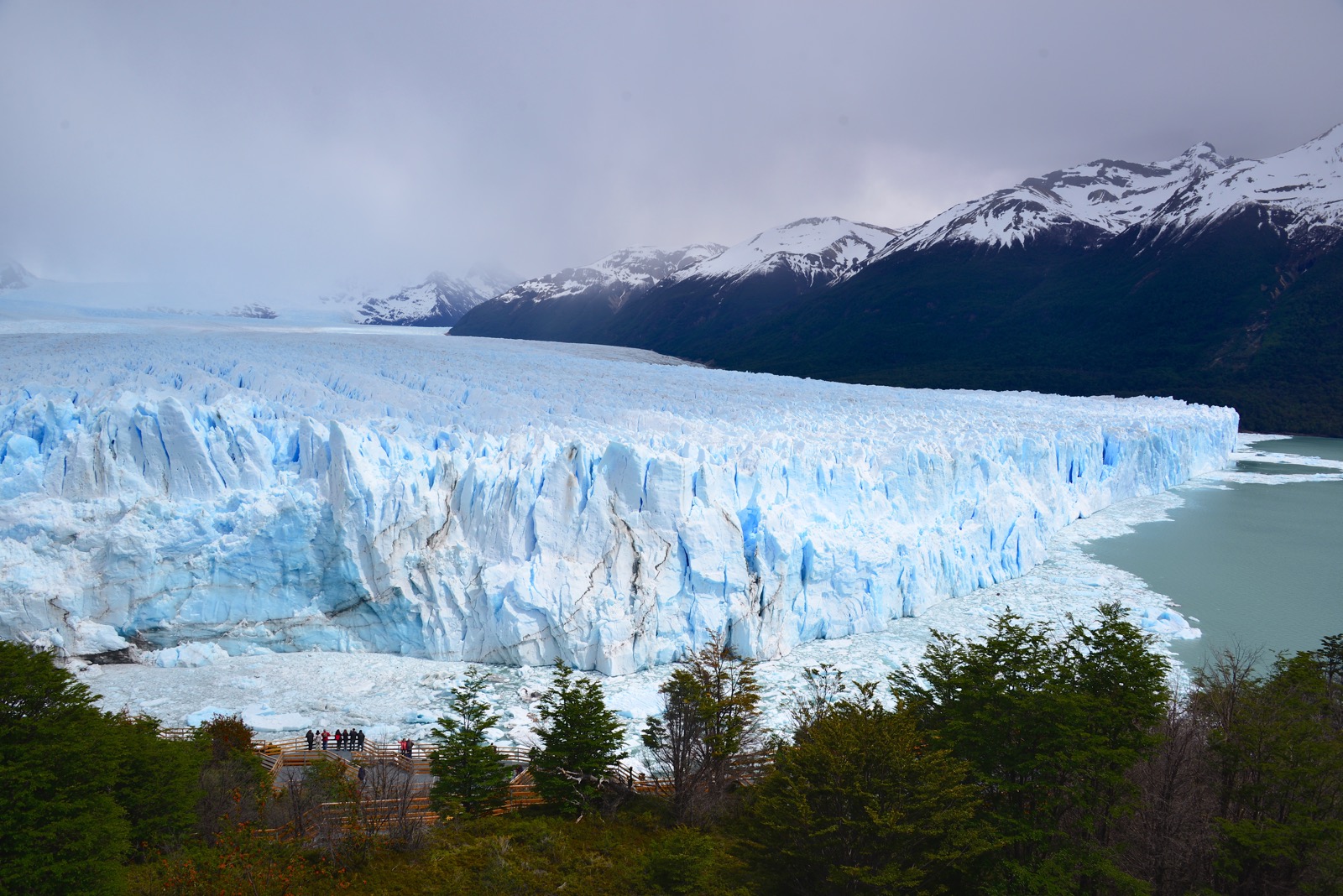 The other side of the glacier from the walkways/