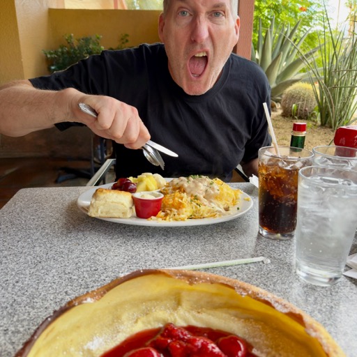Another trip to Palm Springs, another breakfast at Elmer's/
		    1030 E Palm Canyon Dr, Palm Springs, CA 92264, USA