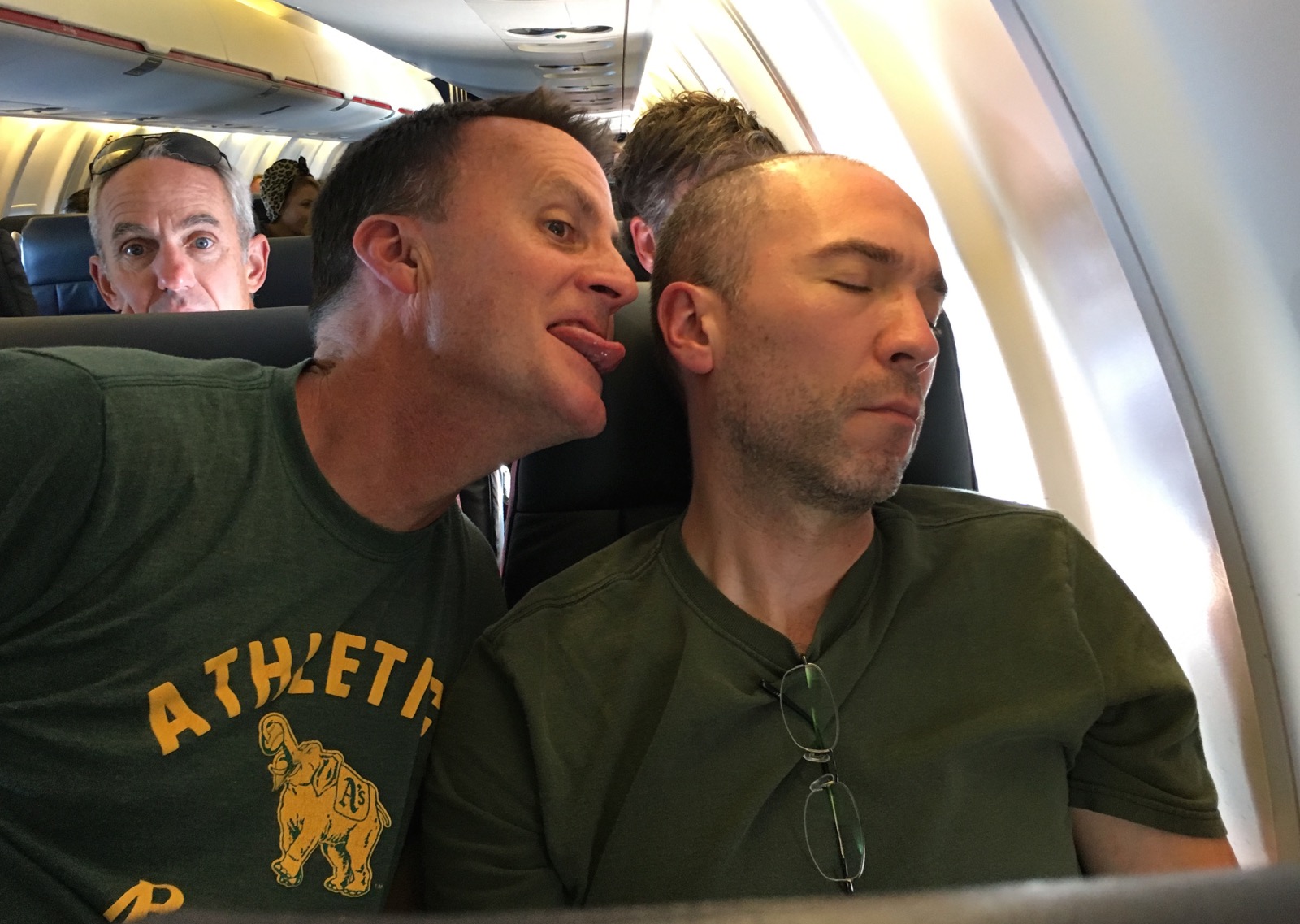 Photo-bombed by the shocked guy/