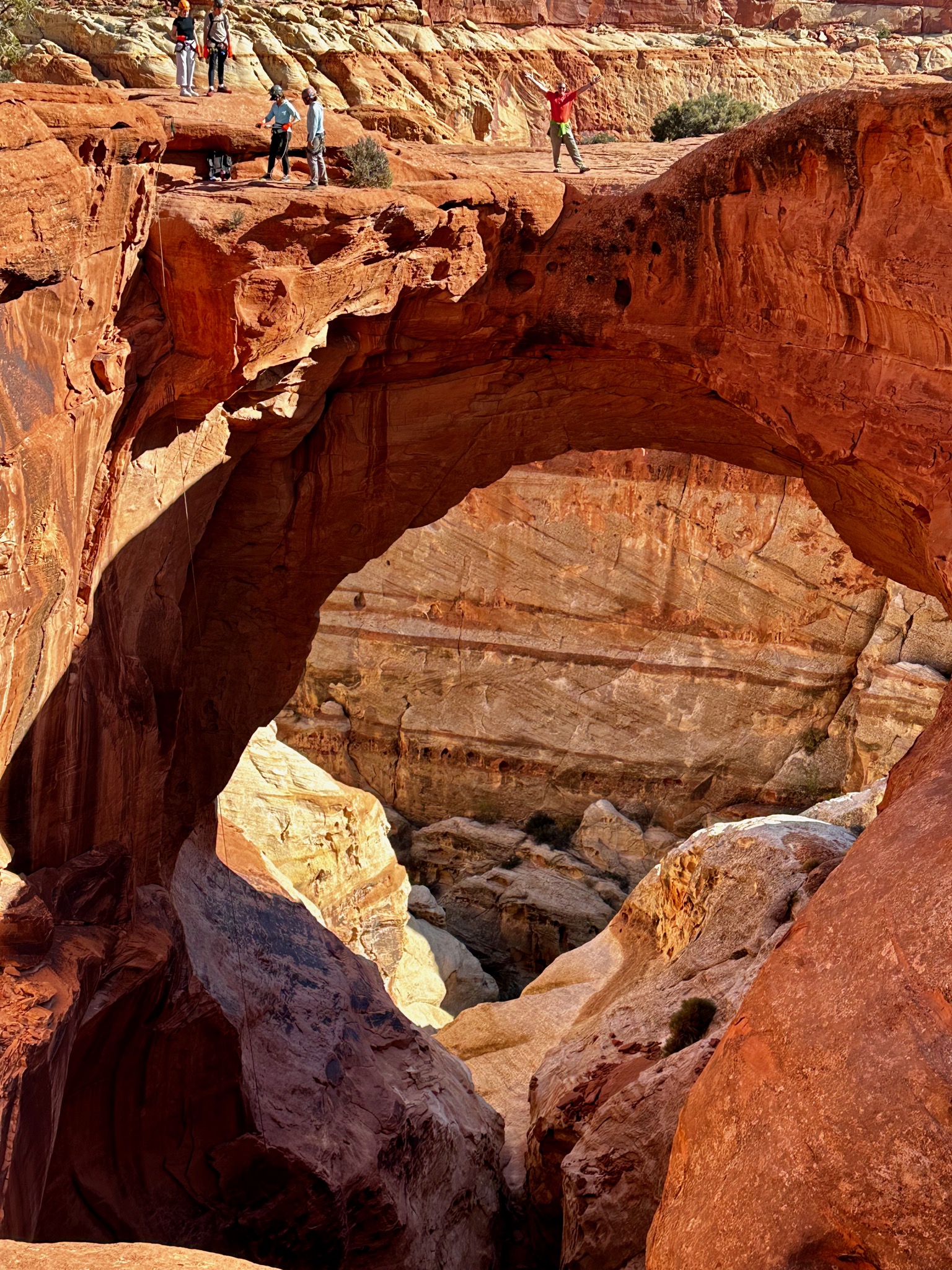 Cassidy Arch with Dan and a few random people as scale... /