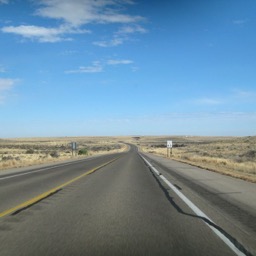 Super empty road between Alamogordo and Carlsbad/
		    