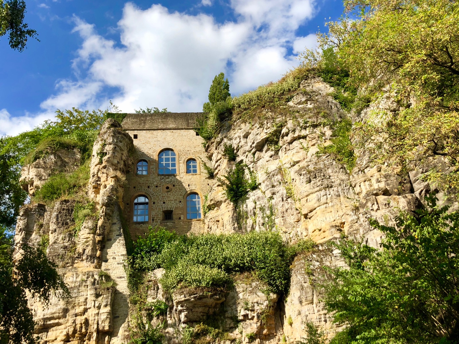 A house in the rocks/