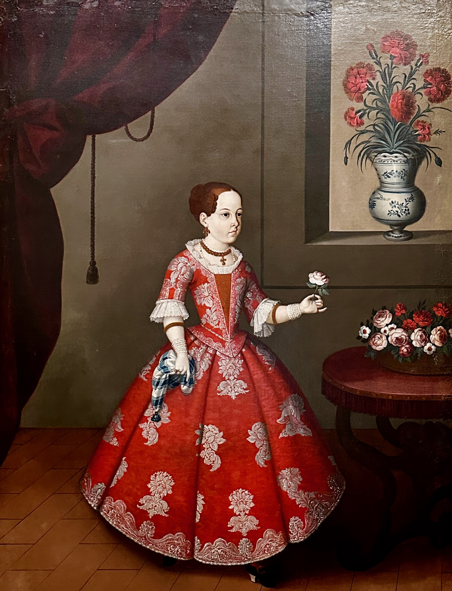 Painting of the ugliest little girl/