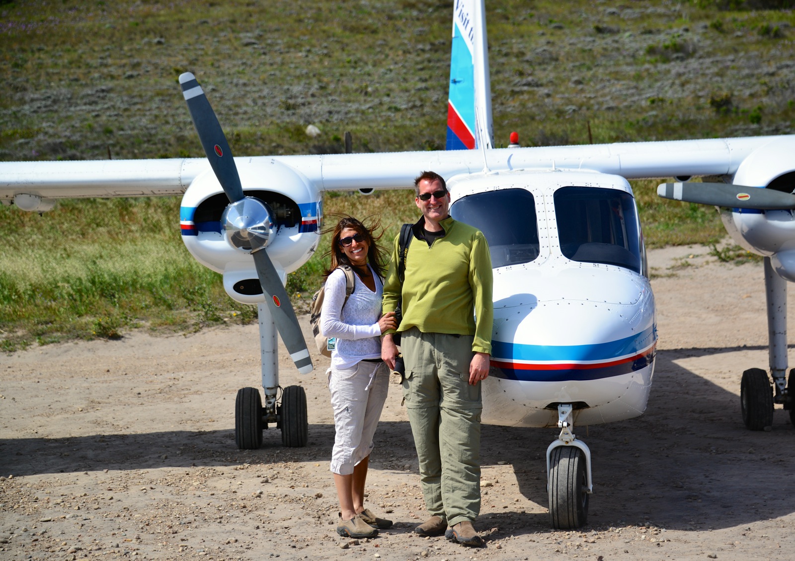 Our fancy ride to the island.../