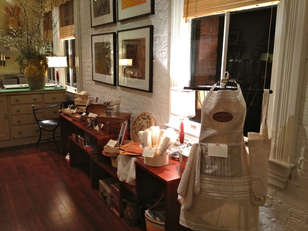 The beautiful lobby of The Cheese School of SF/