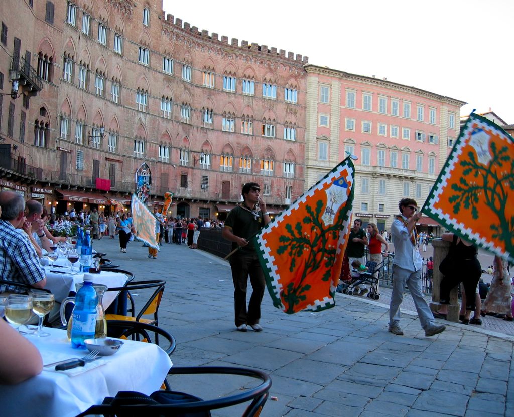 The winners from the horse race/