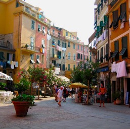 Our first step into Vernazza/
		    