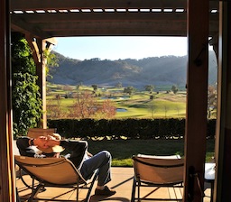 The view from our room at CordeValle