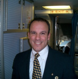 Luis, our confused flight attendent/
		    