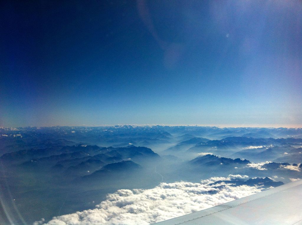 The Julian Alps on the way to Ljubljana/