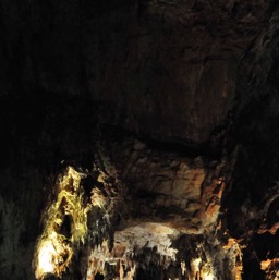 The caves made Carlsbad Caverns look like a baby cave/
		    
