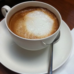 One of the best lattes ever in Hotel Vestibul Palace