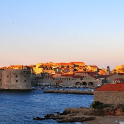 Dubrovnik at sunrise/
		    