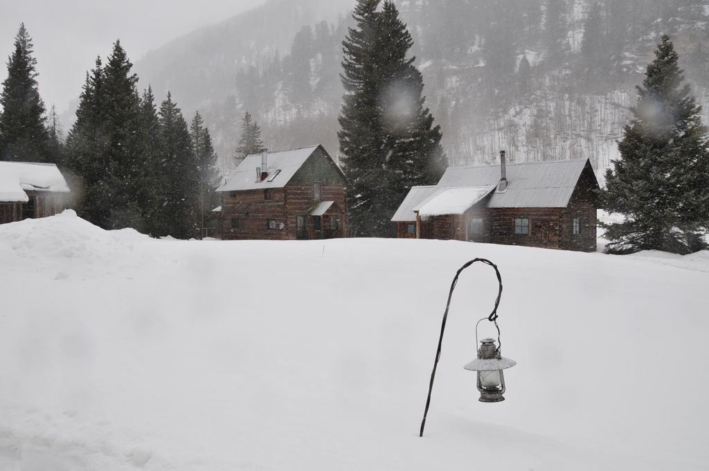 Our cabin is the one on the right./