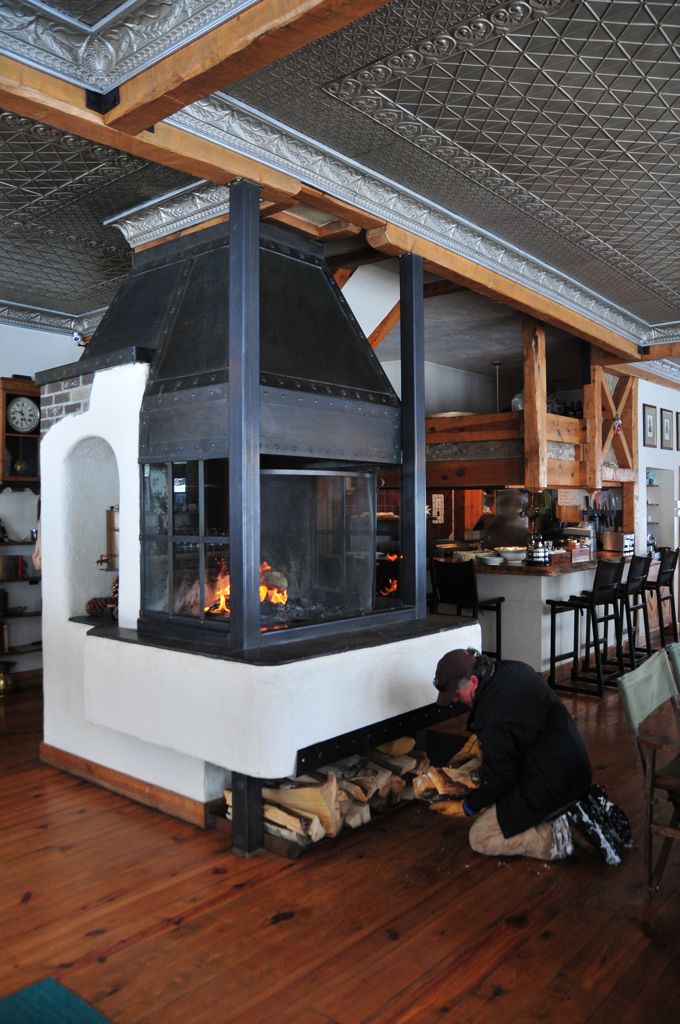 Nice and cozy inside/