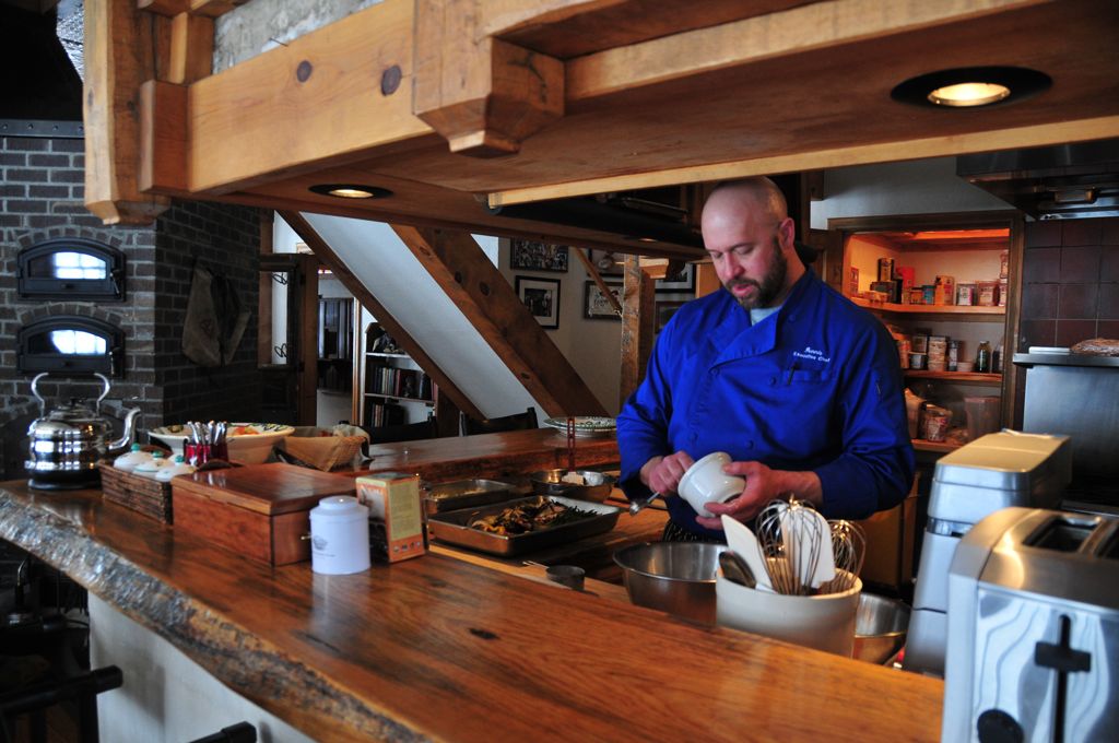 Dennis doing his magic/