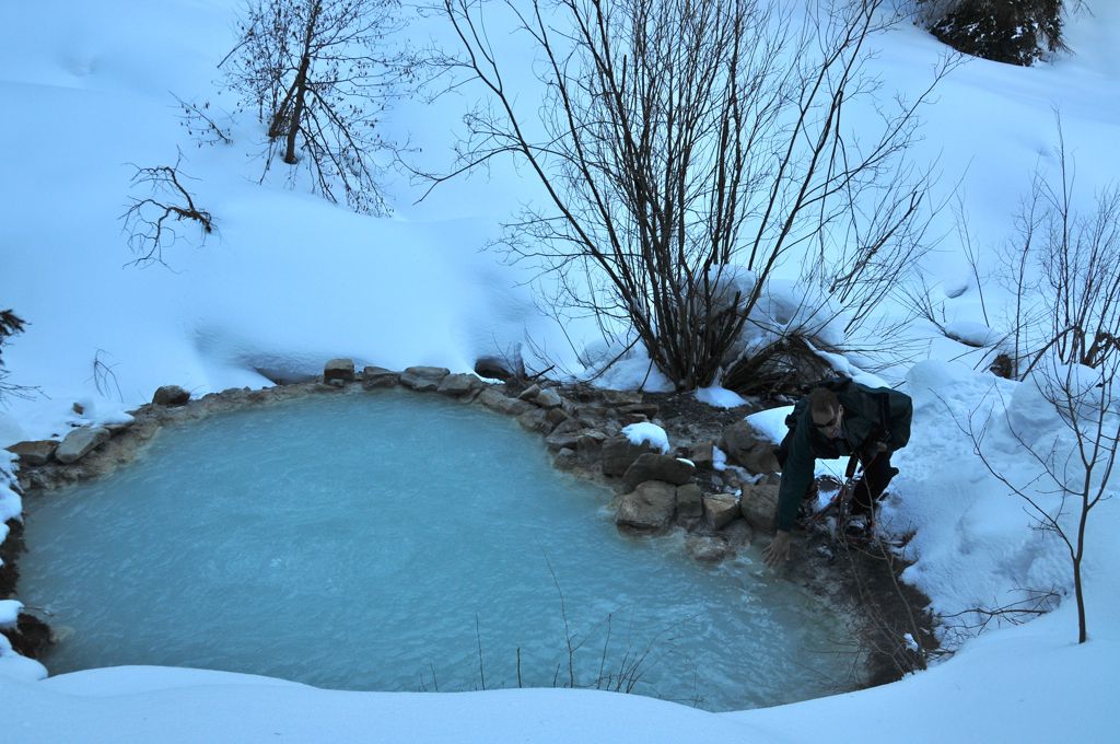 Dan testing out the temperature /