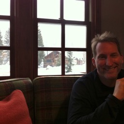 It started to snow as we sat down for our first lunch.../
		    