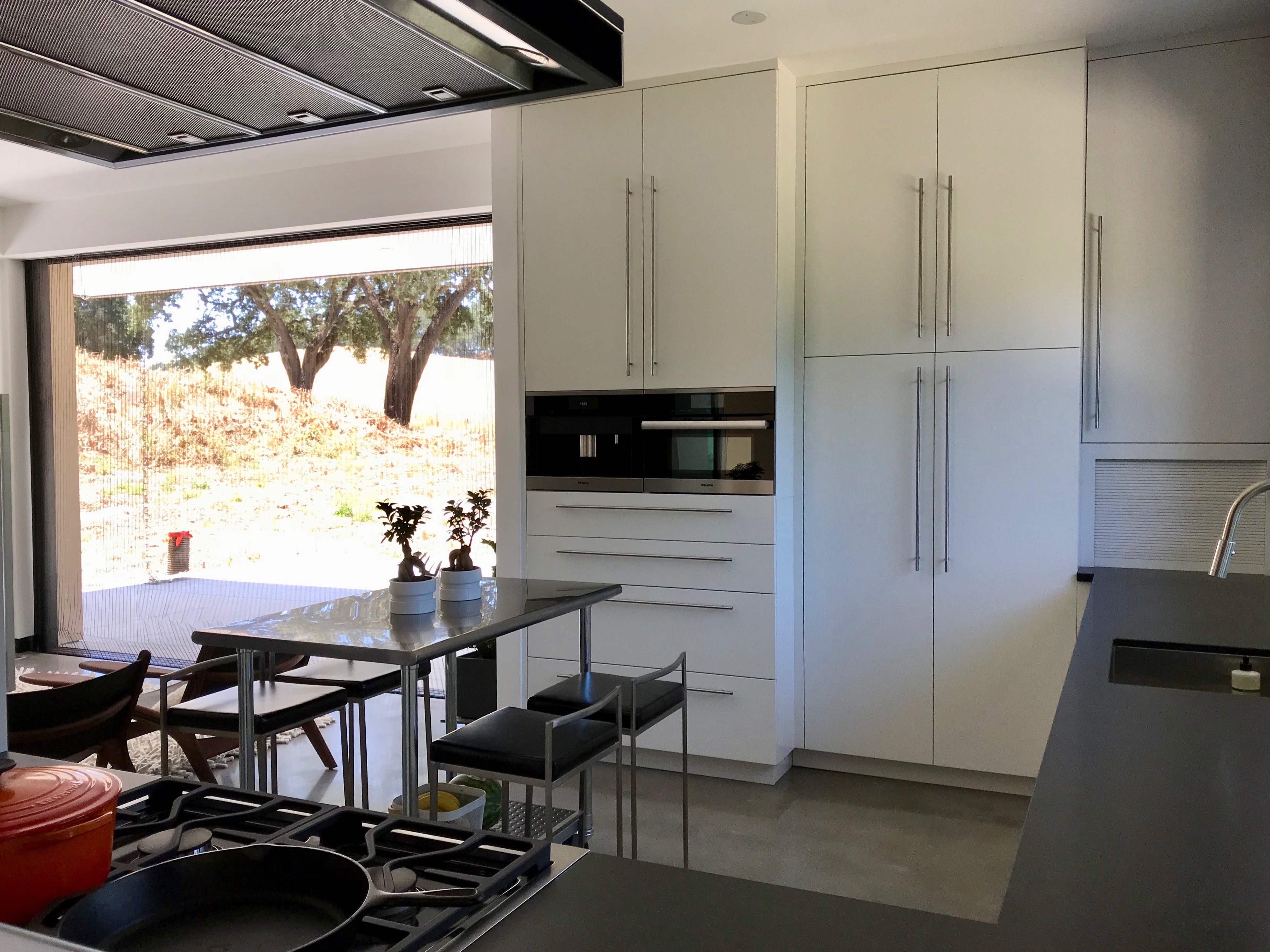 Looking out from the entry/