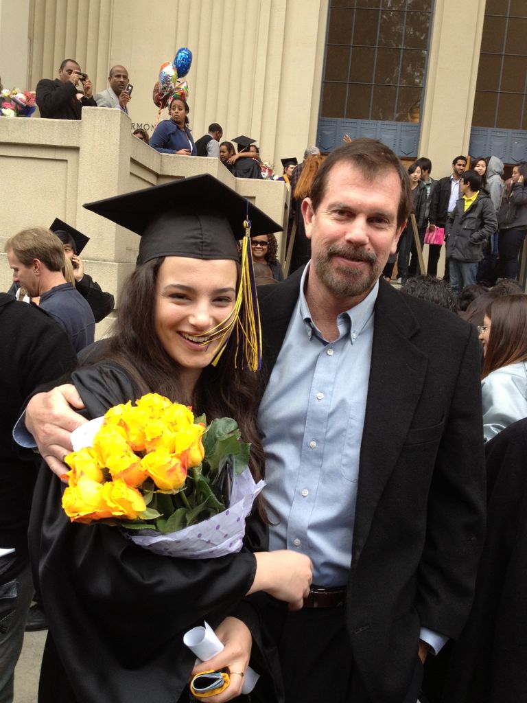 Nicole and his proud daddy/