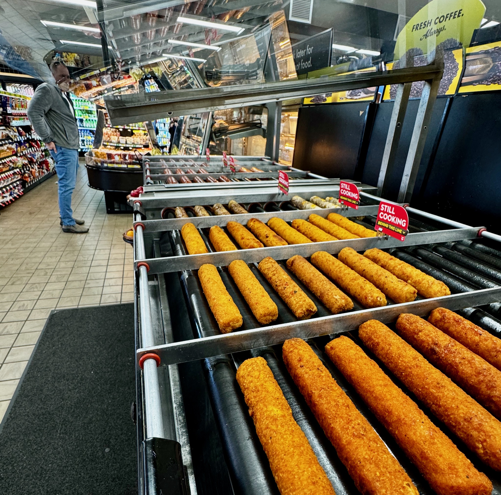 Dan pondering all the hotdogs/3350 W College Dr, Cheyenne, WY 82007, USA