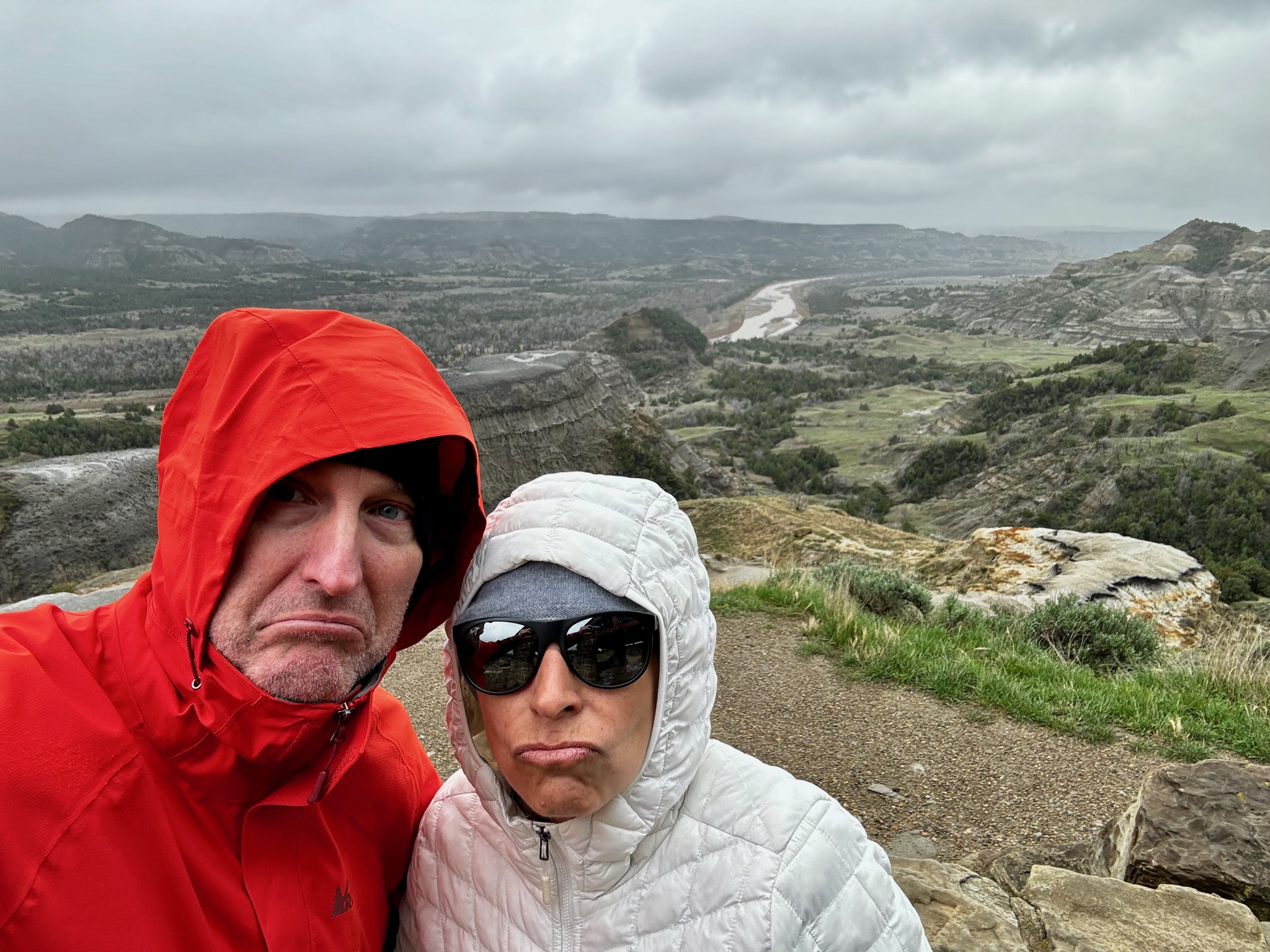 The rain does not leave us alone!/