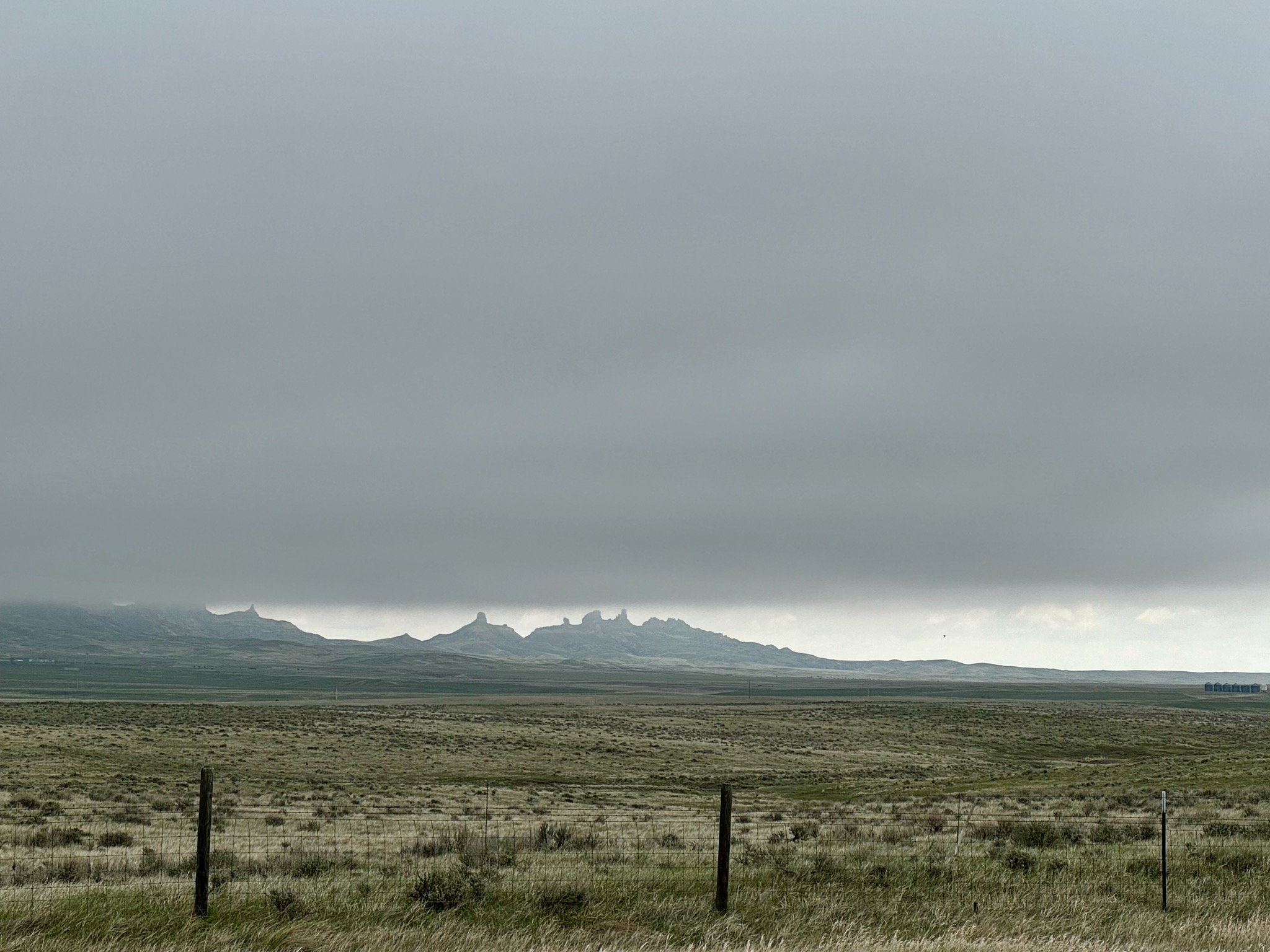 See the rain? That is where we are heading... yup/