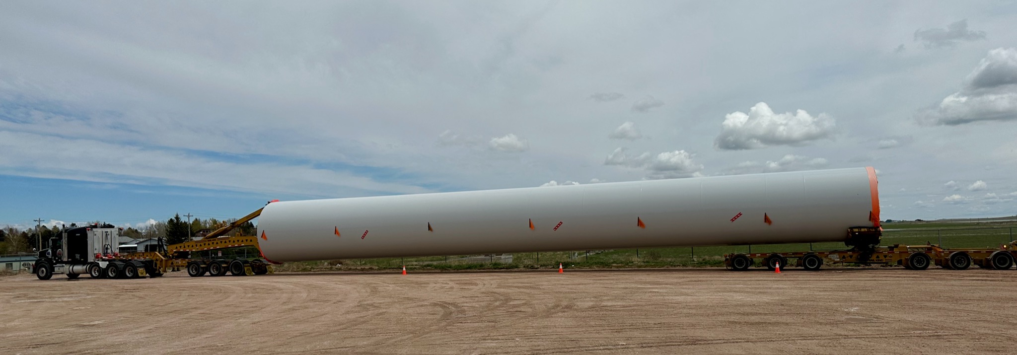 Saw many of these on the highway... a guess? Windmill bodies!/1025 S Main, Lusk, WY 82225, USA
