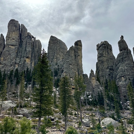 Cathedral Spires Trail - Custer State Park/
		    