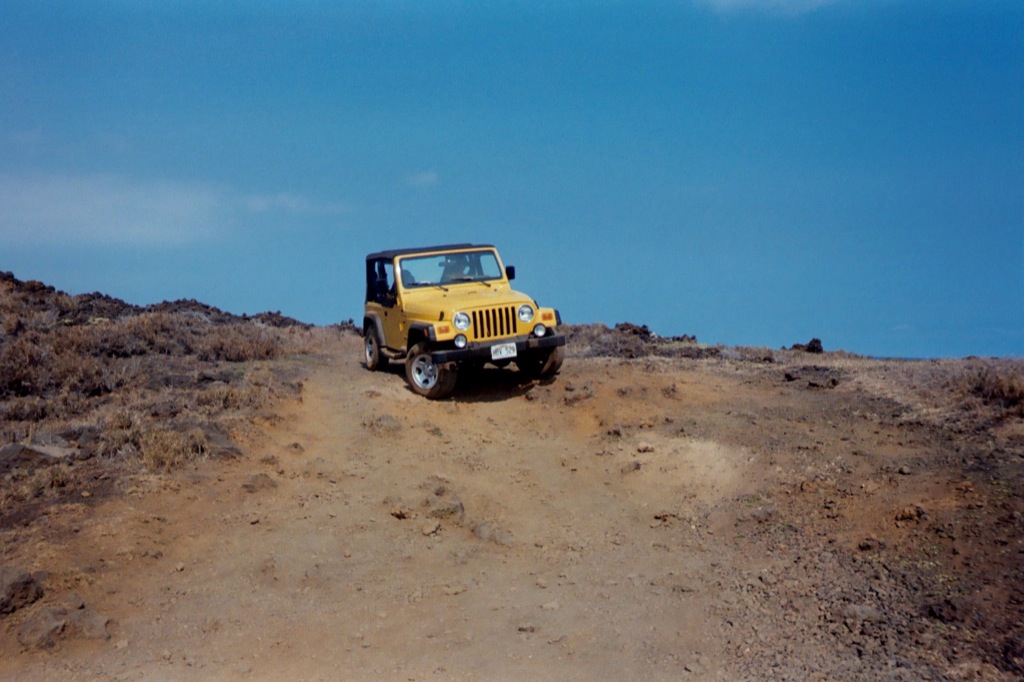 4 wheeling to green sand beach/