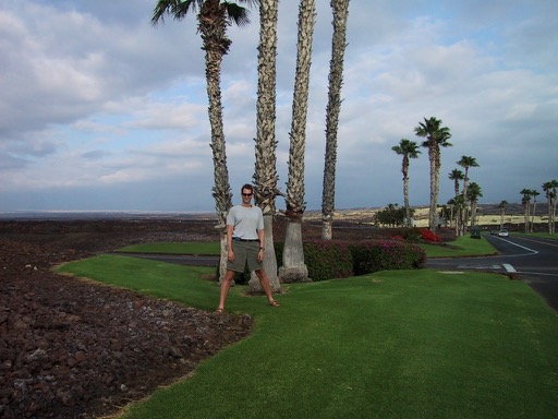 Dan, the lava, and the golf course