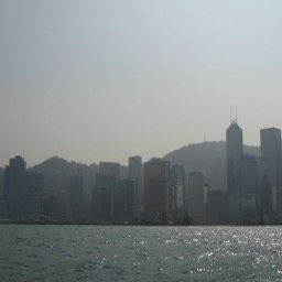 Hong Kong from the ferry/
		    