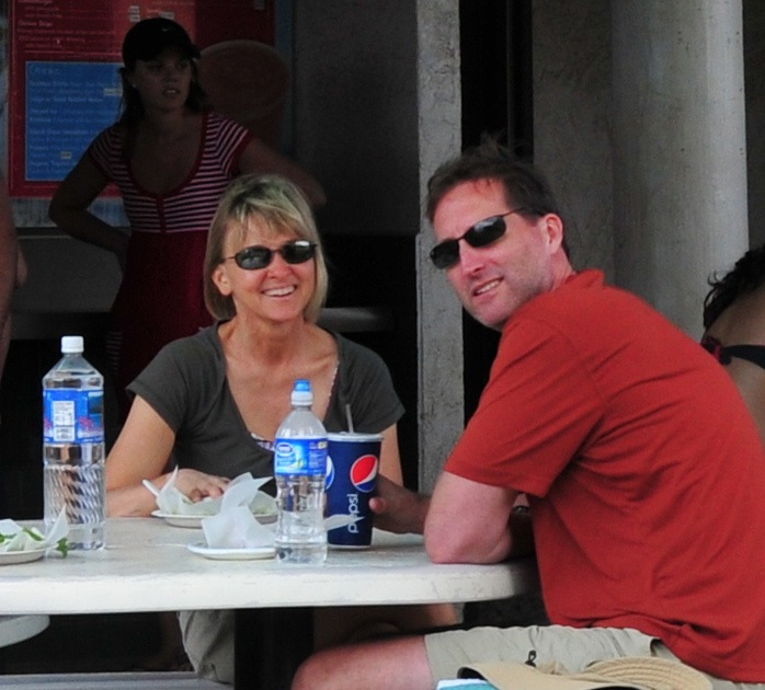 Lunch at Hapuna Beach/