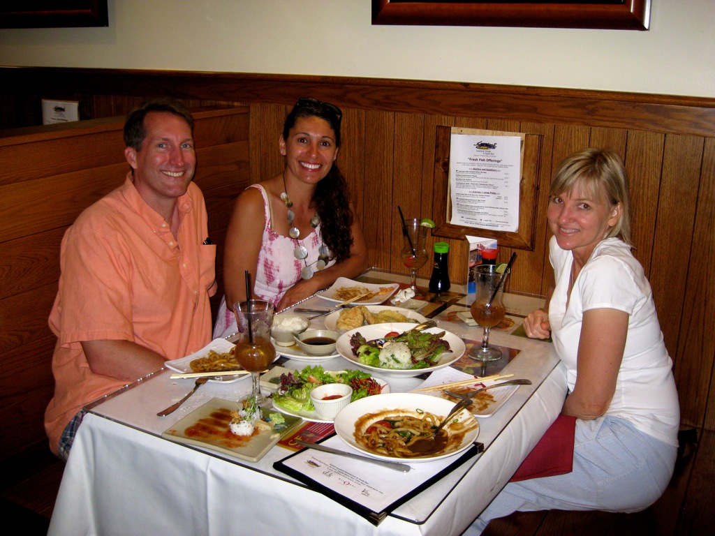 We missed Larry for dinner!/