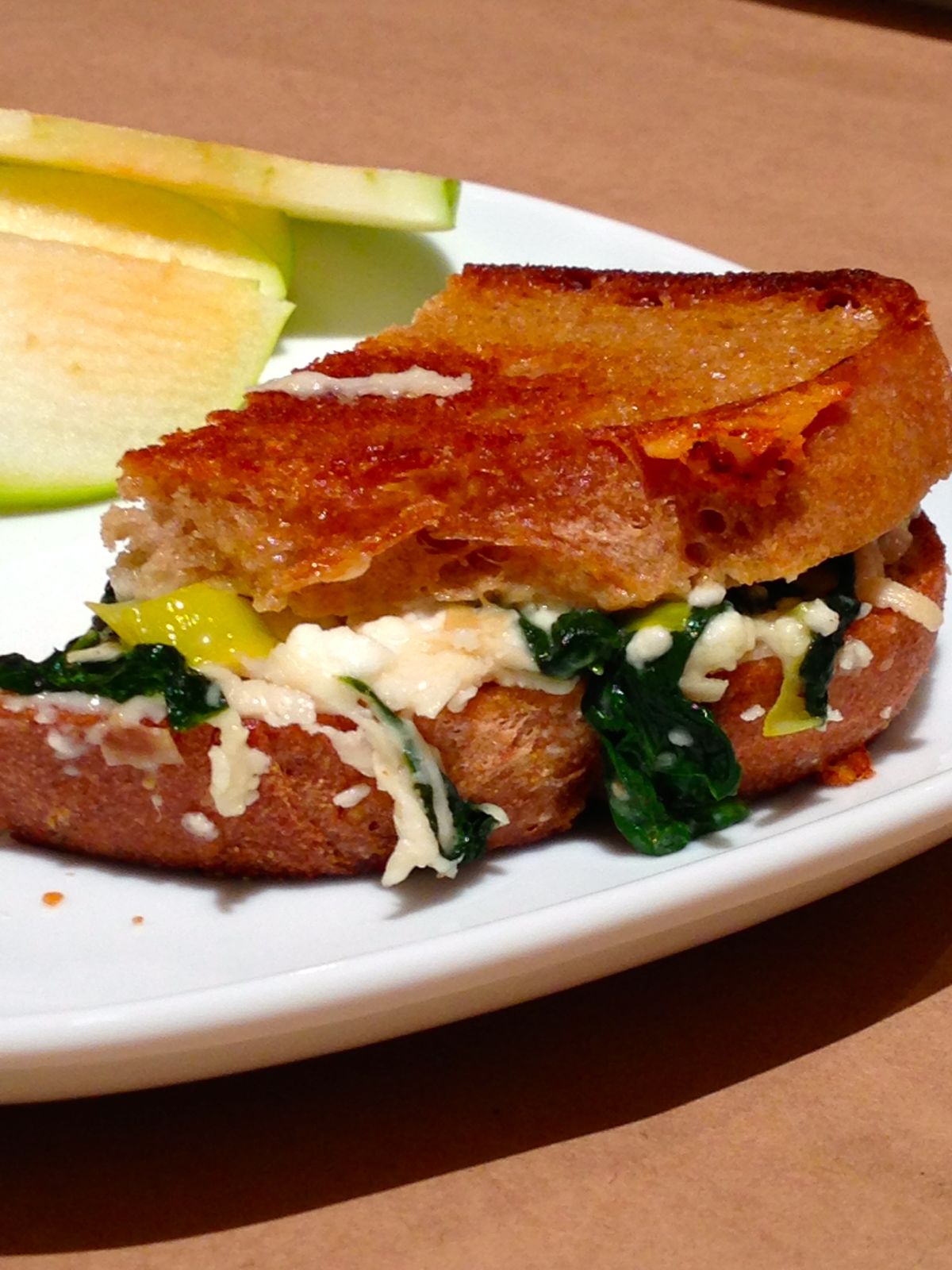 There were some grilled cheese sandwiches too/