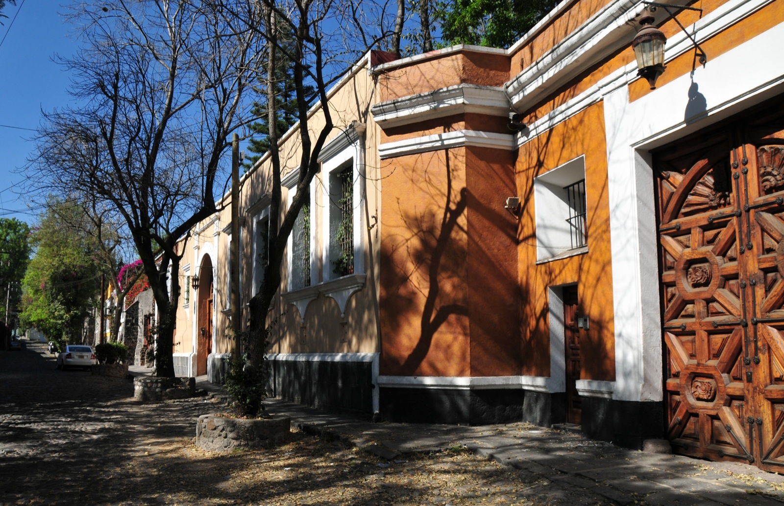 Beautiful streets behind the market/