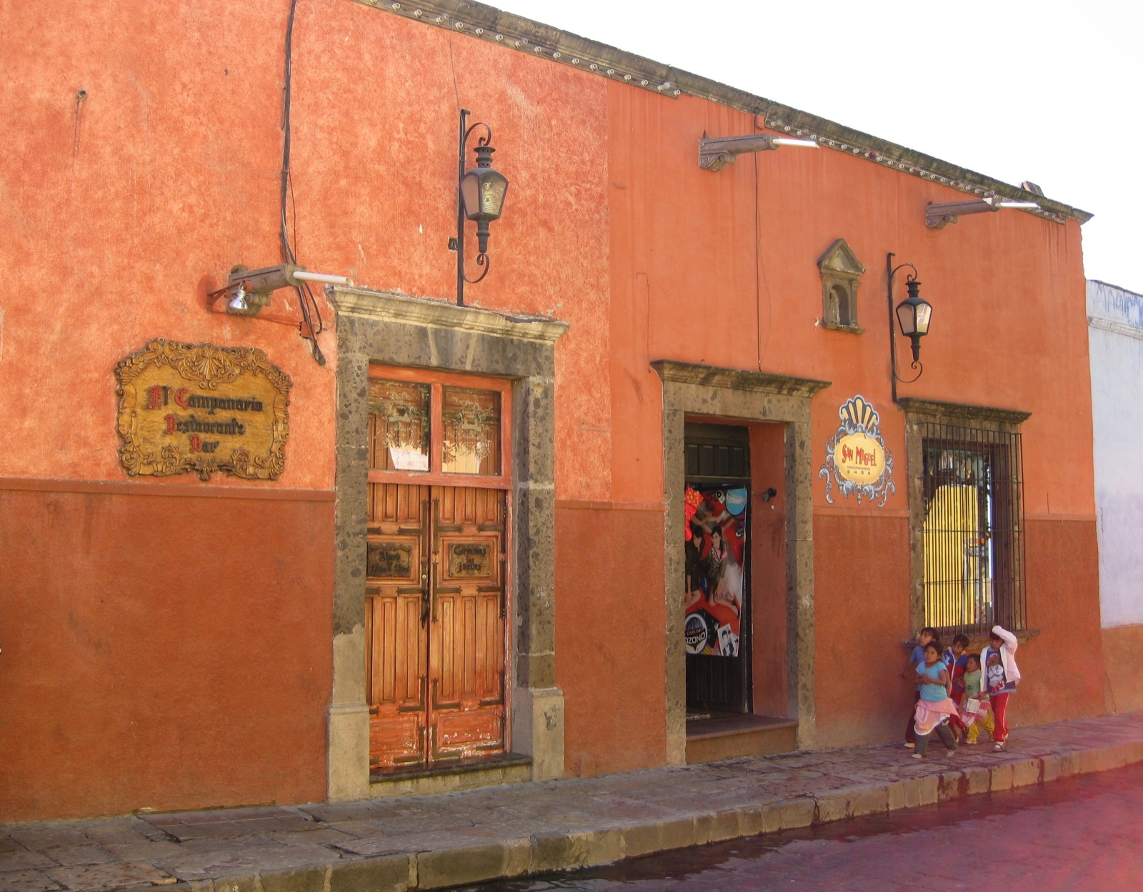 Children going to school/